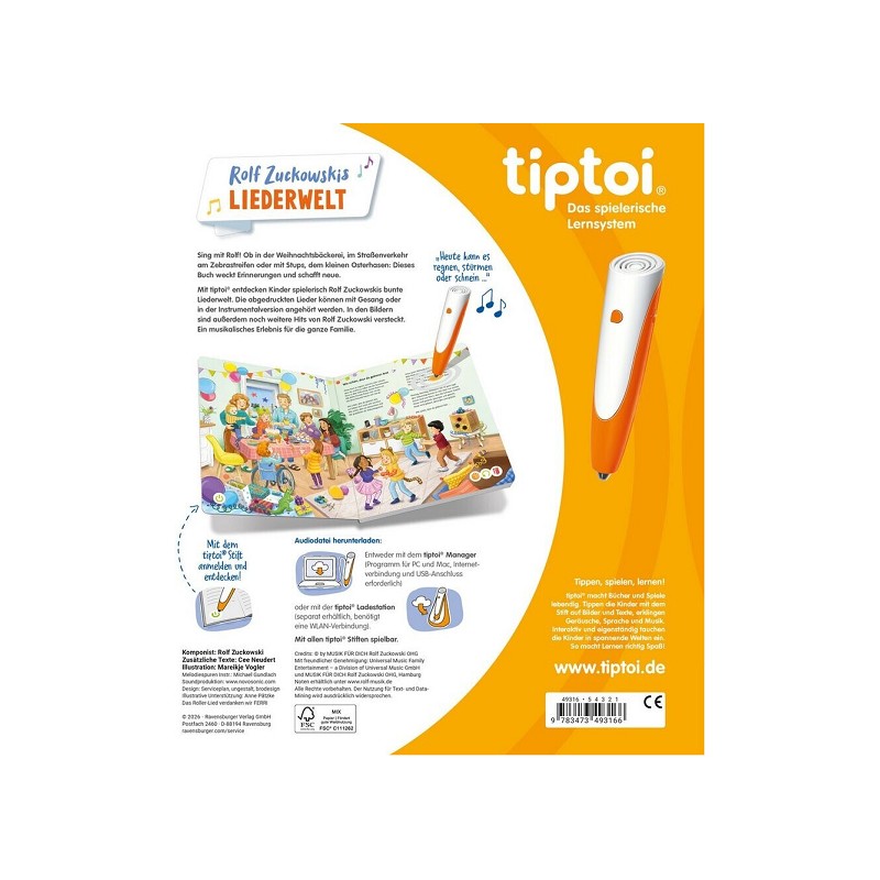 Ravensburger tiptoi® Faszinierende Fahrzeuge
