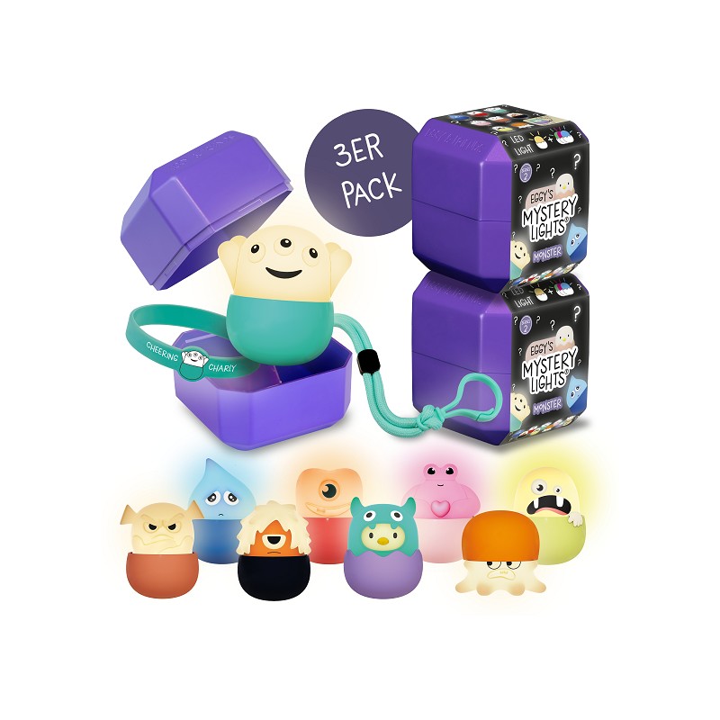 MegaLight Eggy’s Mystery S2 Monster Lights 3er-Pack