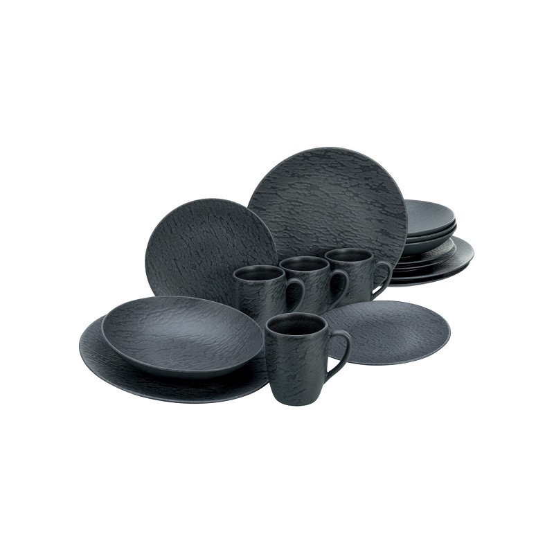 Creatable Geschirr-Set 16-tlg. Schiefer black