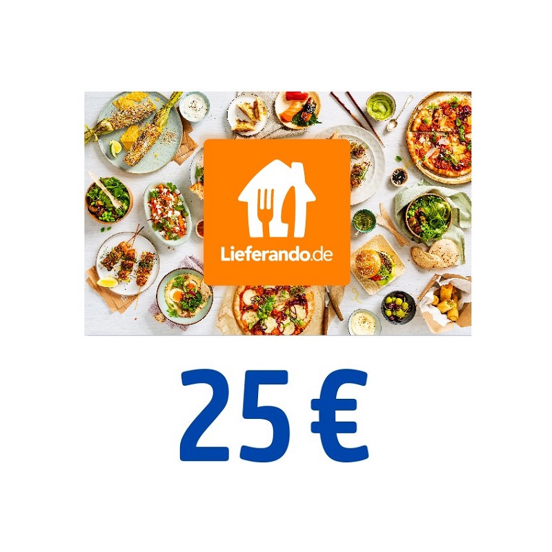 lieferando de gutschein 25 euro fur 200 p 22 99 portofrei payback