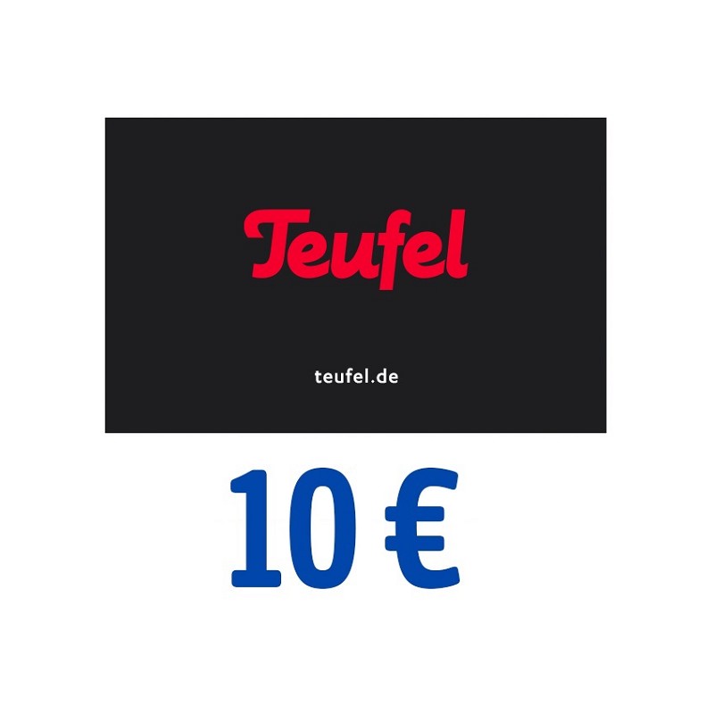 Teufel Gutschein 10 Euro