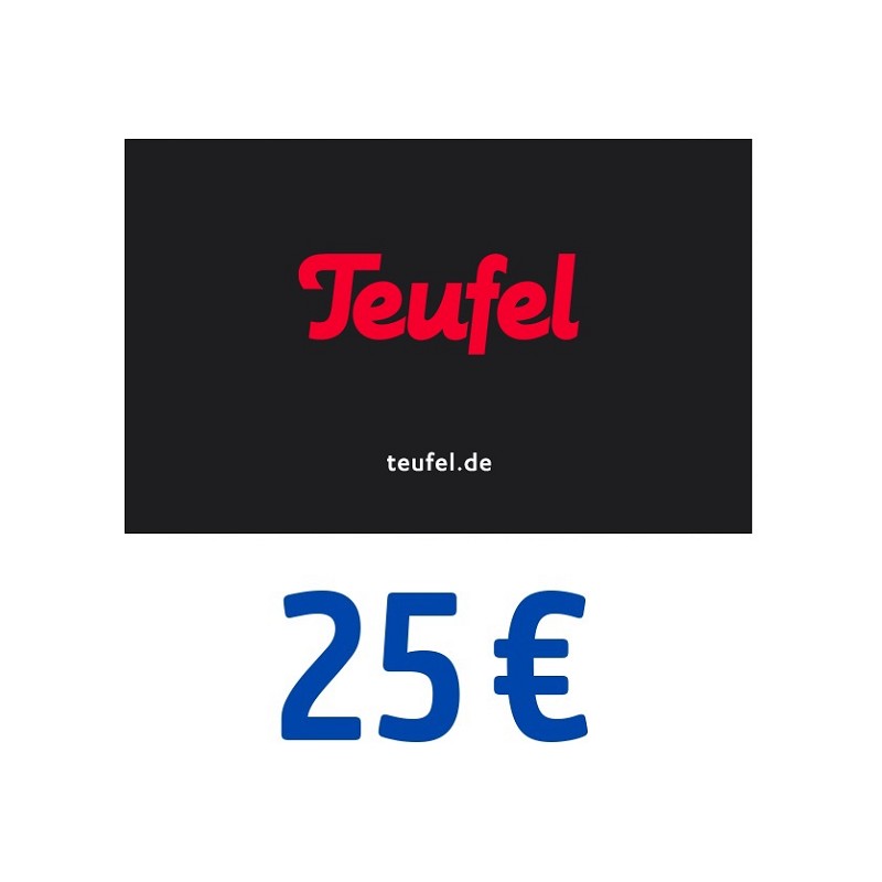 Teufel Gutschein 25 Euro