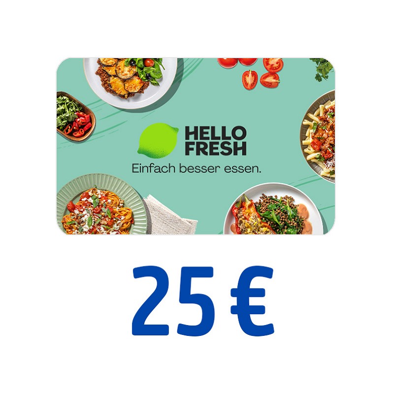 HelloFresh Gutschein 25 Euro