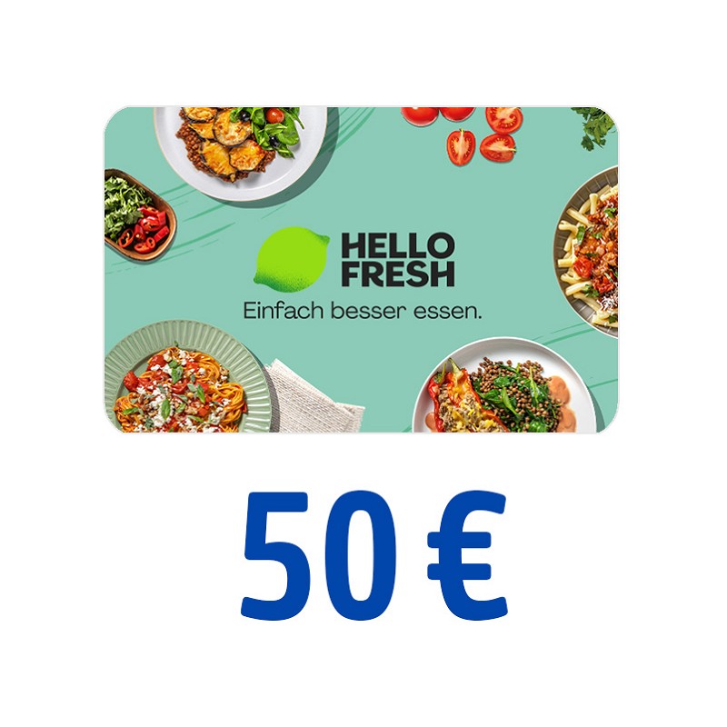 HelloFresh Gutschein 50 Euro