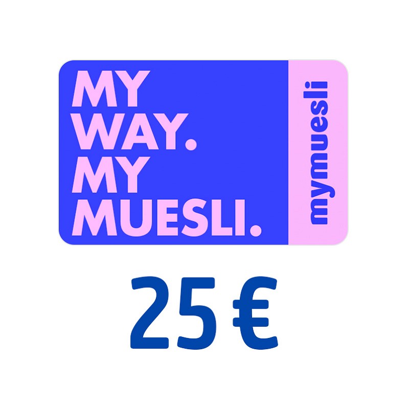 mymuesli Gutschein 25 Euro