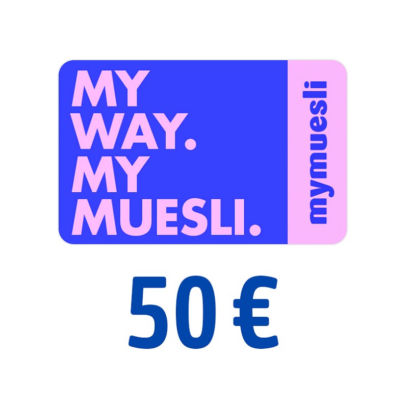 mymuesli Gutschein 50 Euro