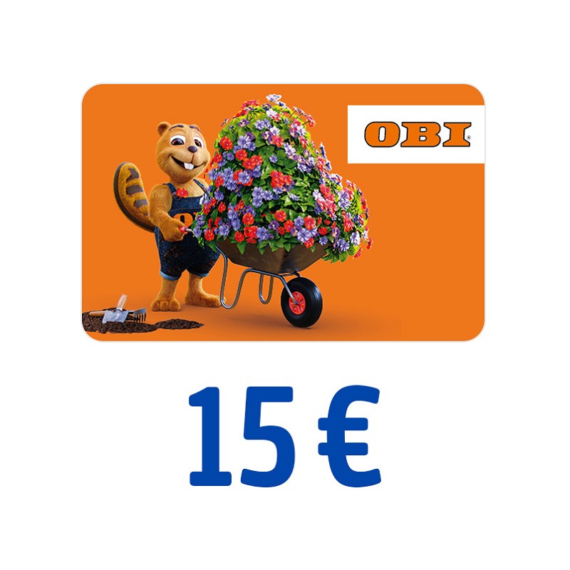OBI Gutschein 15 Euro