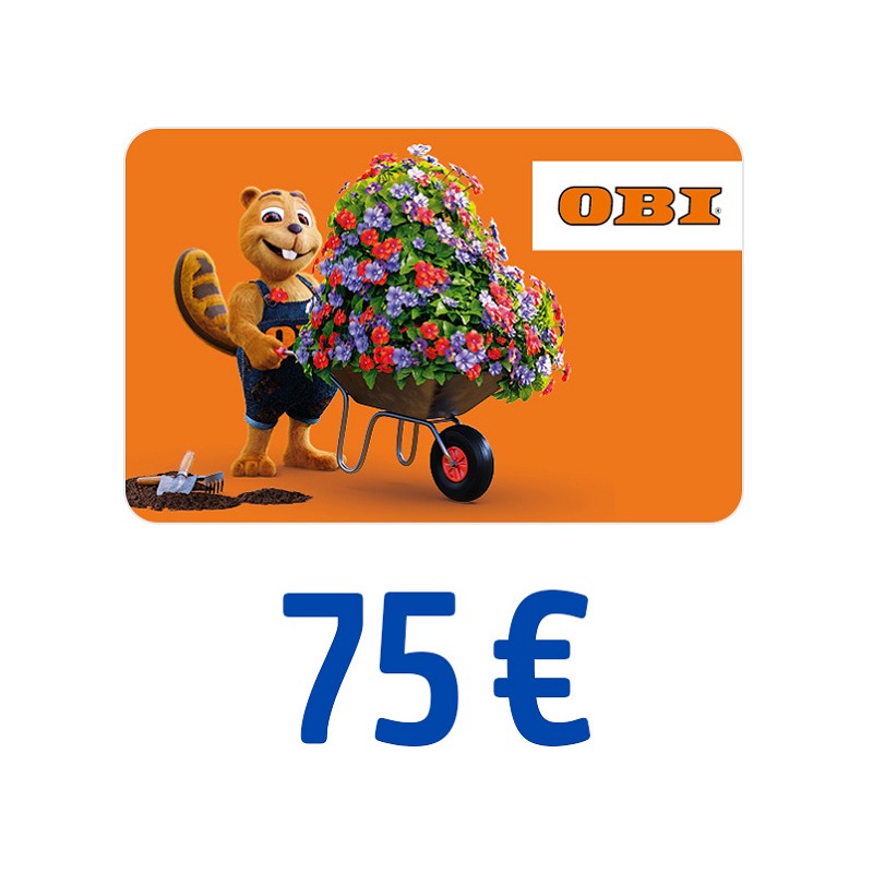 OBI Gutschein 75 Euro