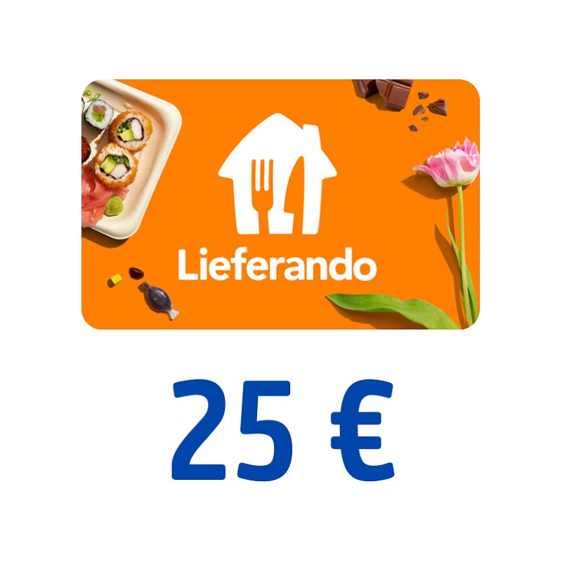 Lieferando Gutschein 25 Euro