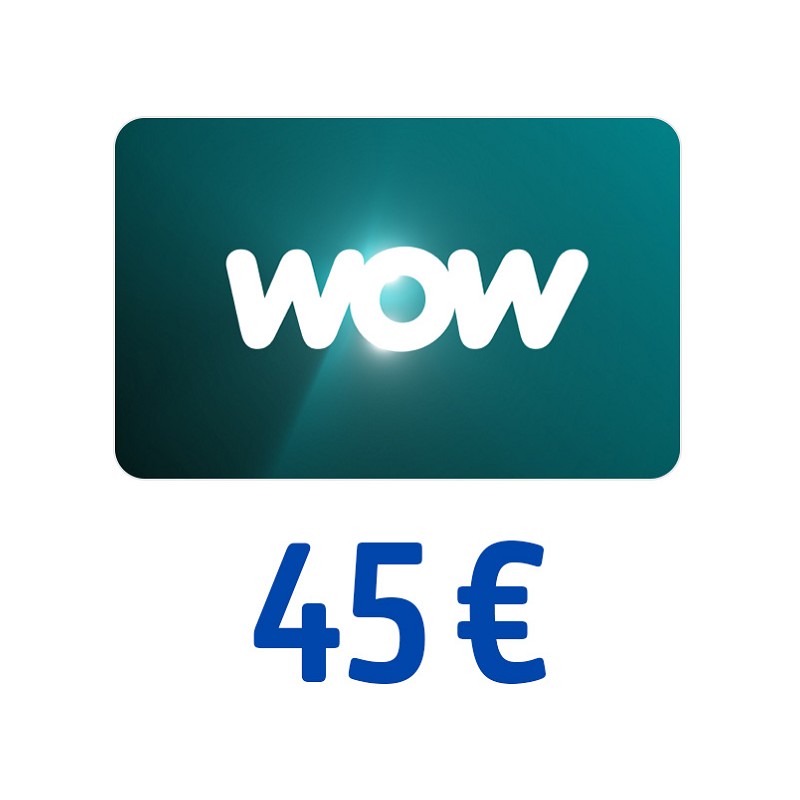 WOW Gutschein 45 Euro