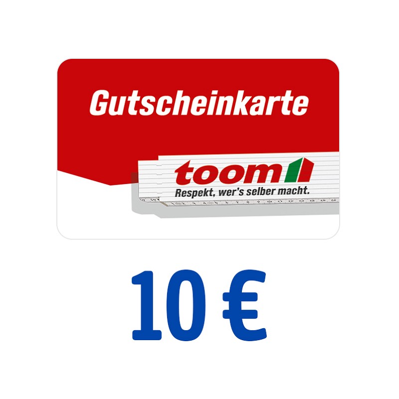 toom Gutschein 10 Euro