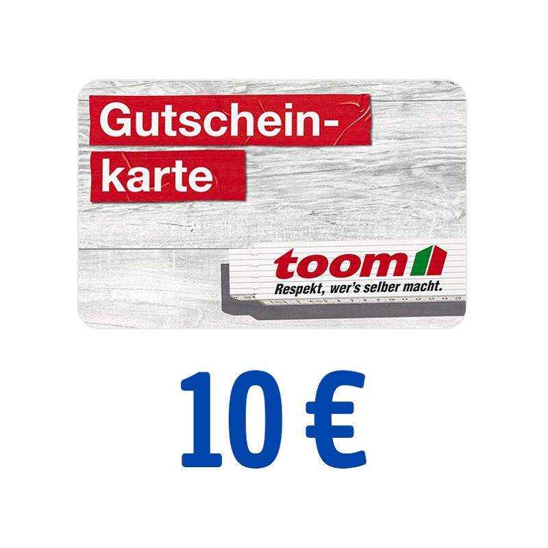 toom Gutschein 10 Euro