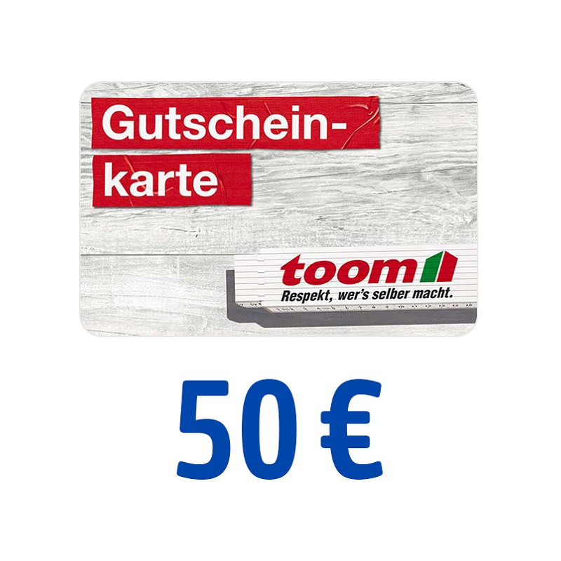 toom Gutschein 50 Euro