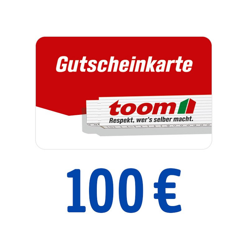 toom Gutschein 100 Euro