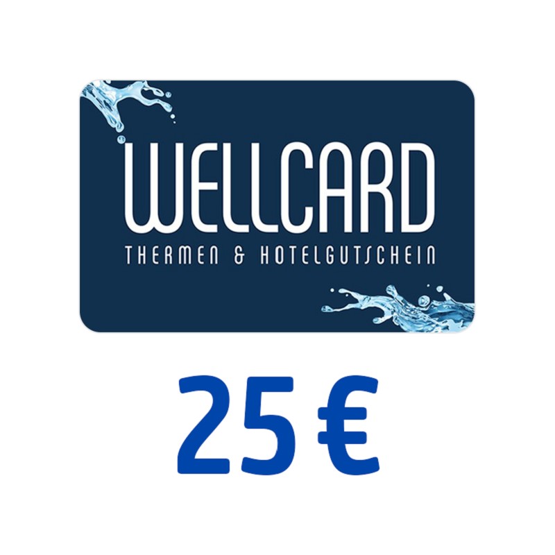 Wellcard Gutschein 25 Euro
