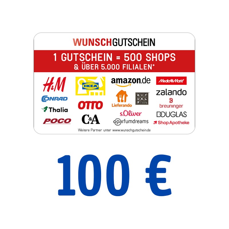 Wunschgutschein 100 Euro