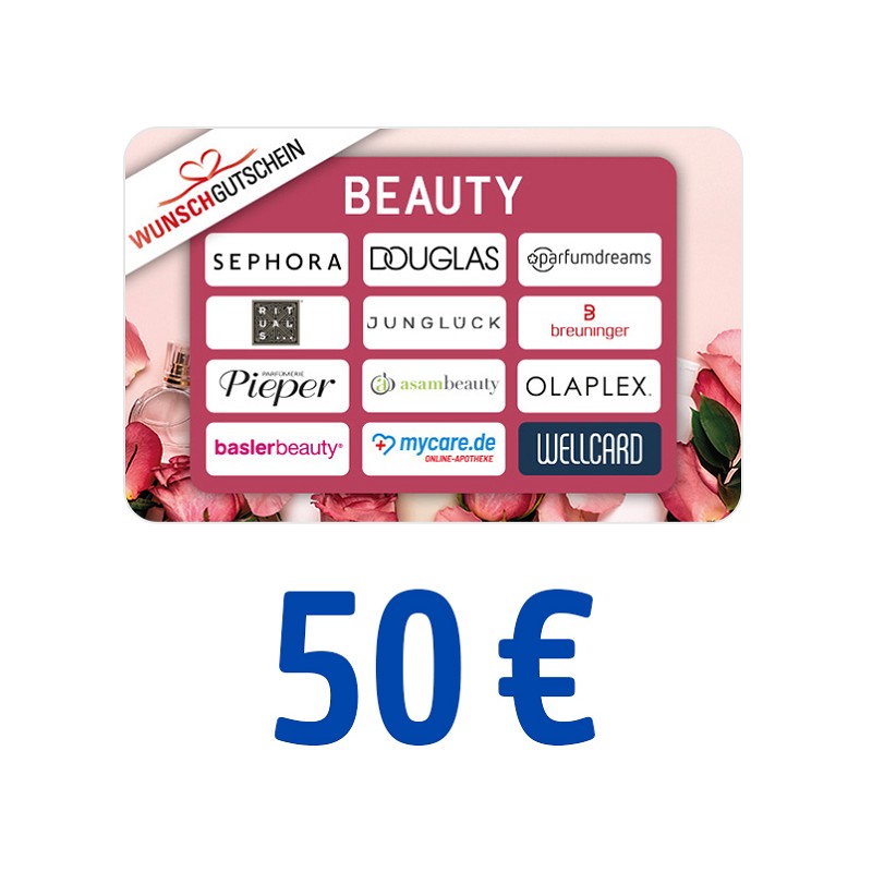 Wunschgutschein BEAUTY 50 Euro