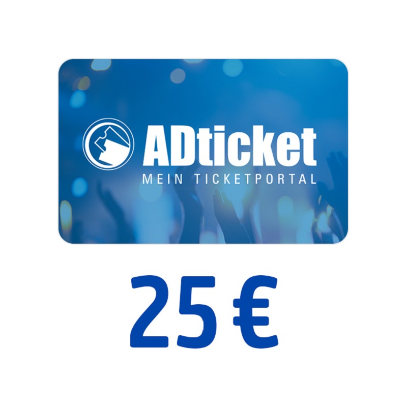 ADticket Gutschein 25 Euro