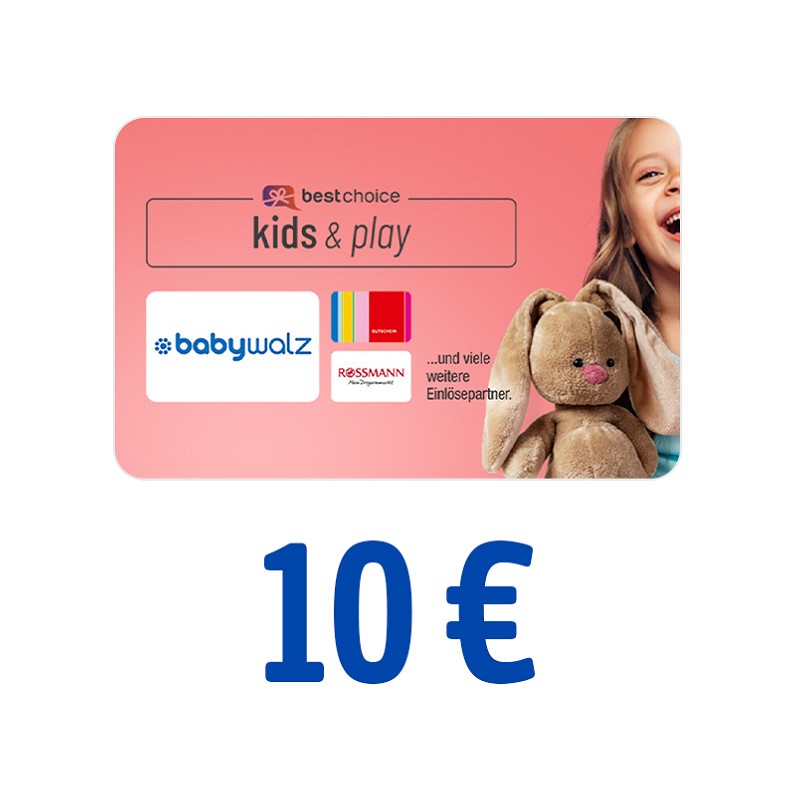 BestChoice kids & play Gutschein 10 Euro
