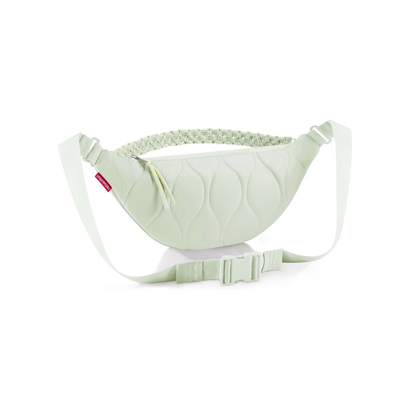 reisenthel city beltbag makramee puffer iced matcha