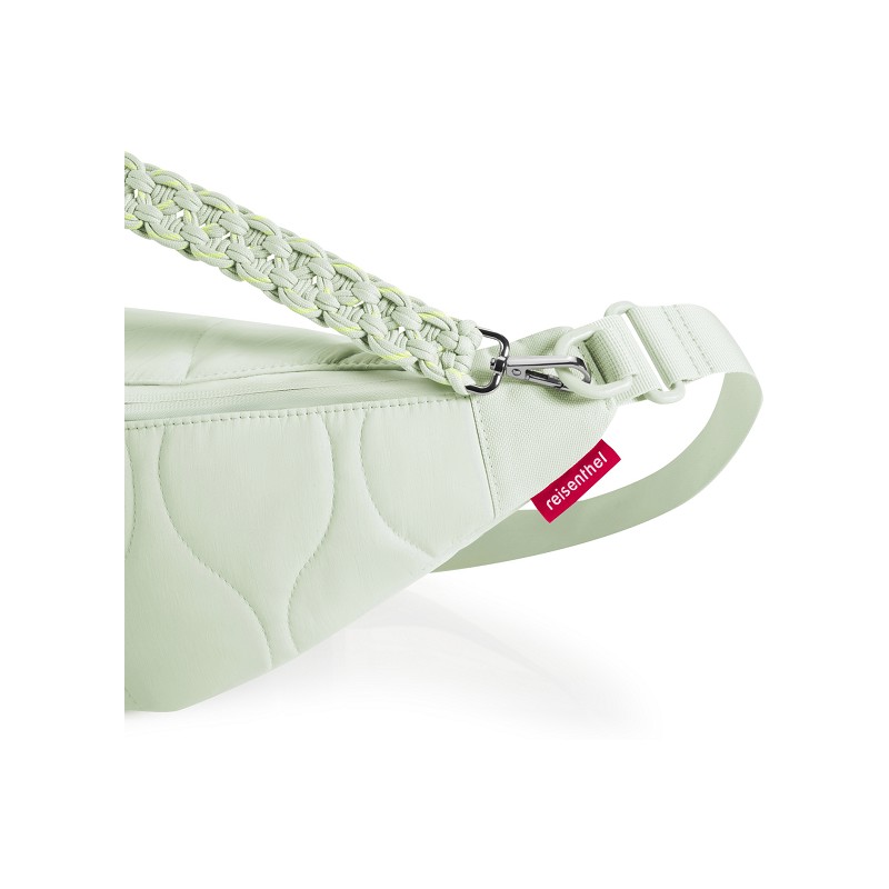 reisenthel city beltbag makramee puffer iced matcha