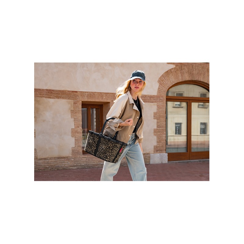 reisenthel carrybag leo fake fur