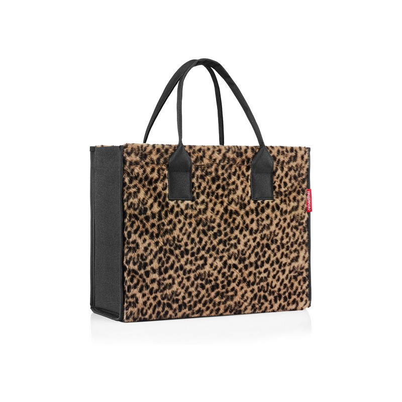 reisenthel daily shopper leo fake fur
