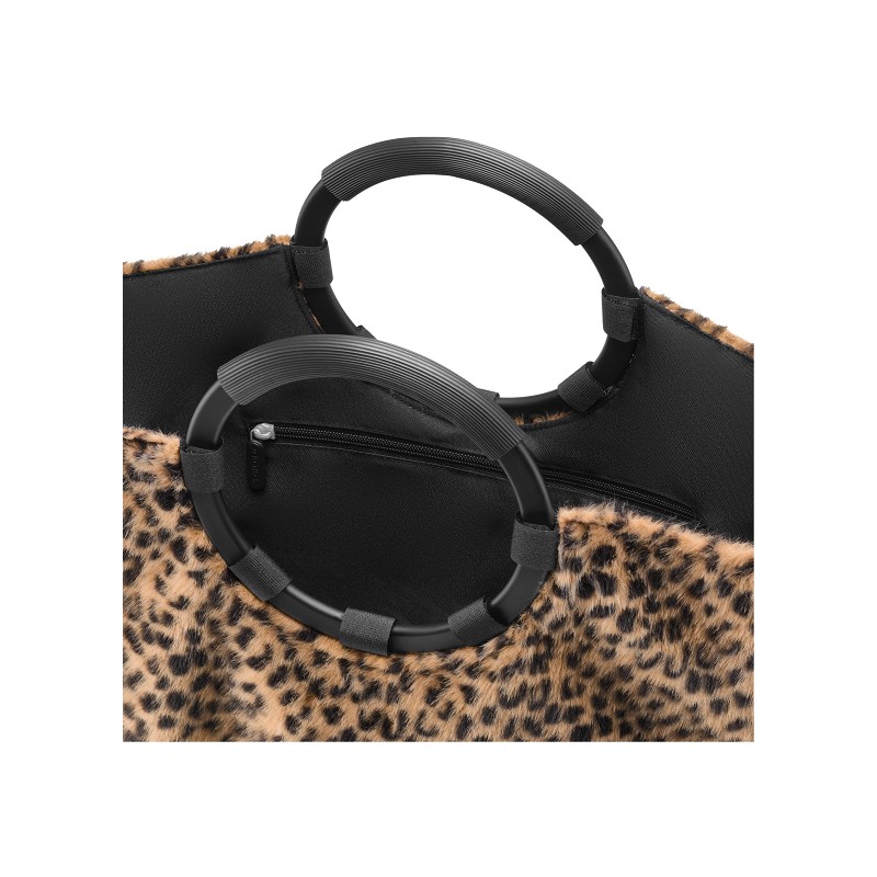 reisenthel loopbag hobo leo fake fur