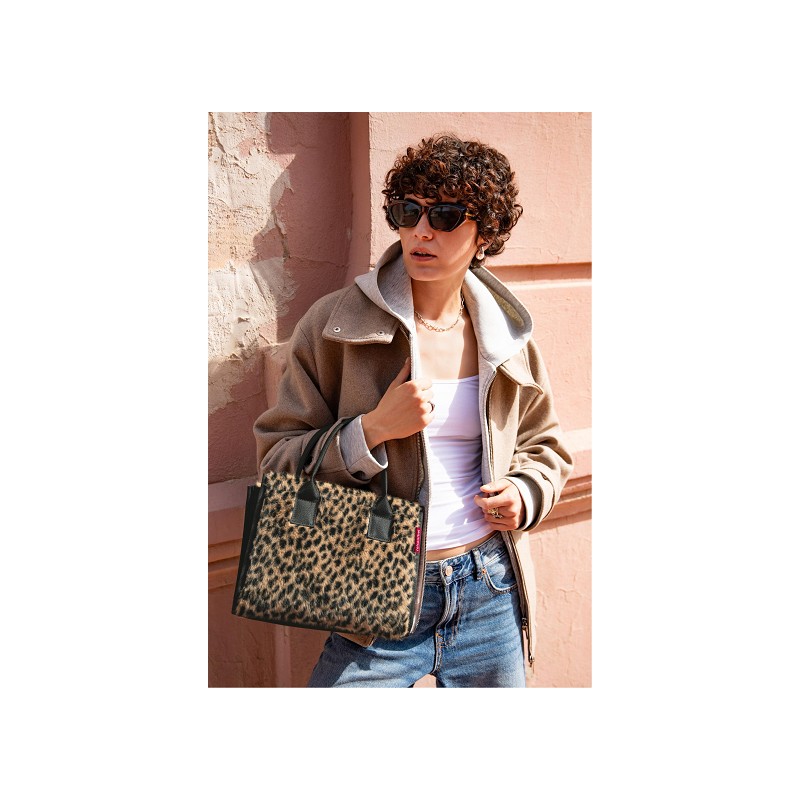 reisenthel daily shopper XS leo fake fur