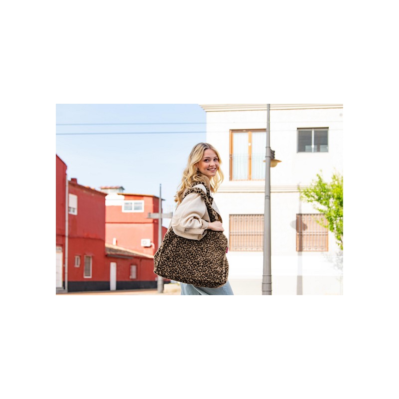 reisenthel softshopper leo fake fur