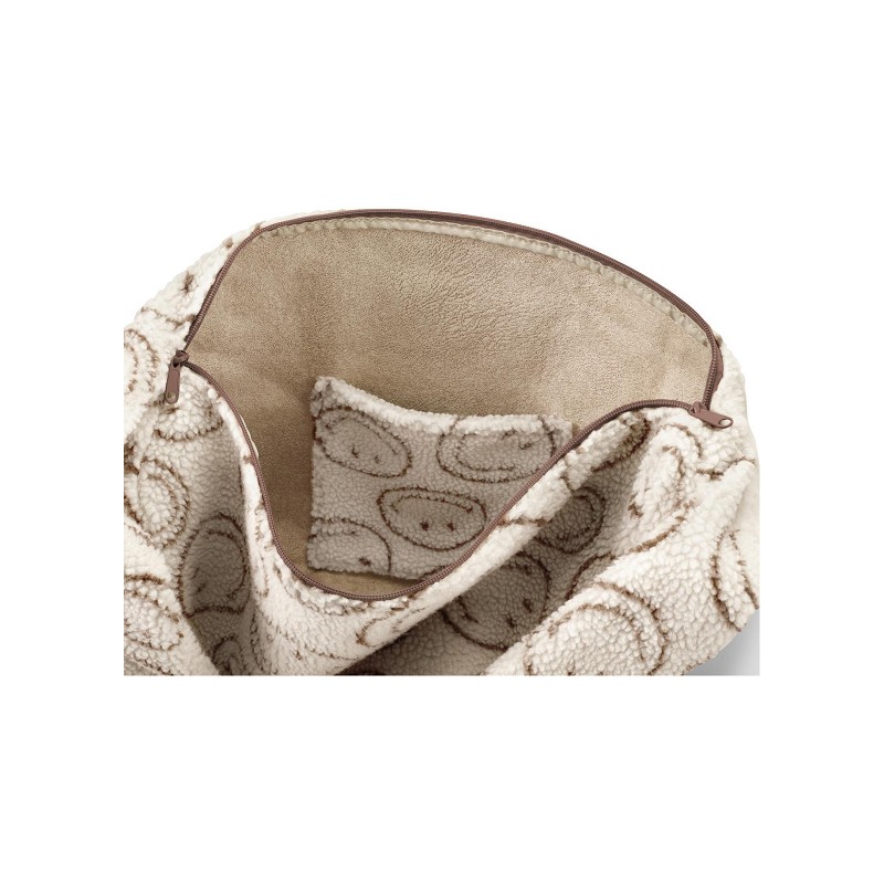 reisenthel moonbag smiley® teddy chocolate