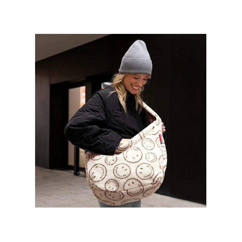 reisenthel moonbag smiley® teddy chocolate