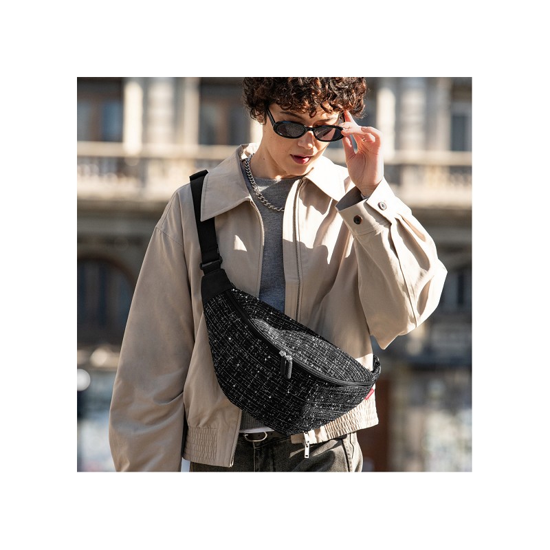 reisenthel city beltbag bouclé black