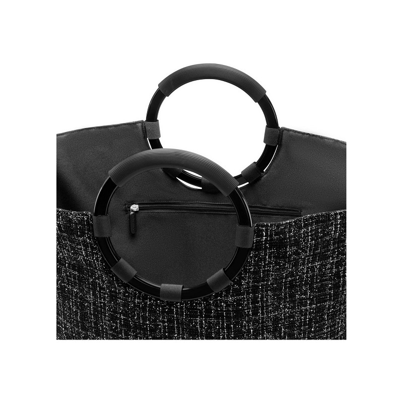 reisenthel loopbag hobo bouclé black