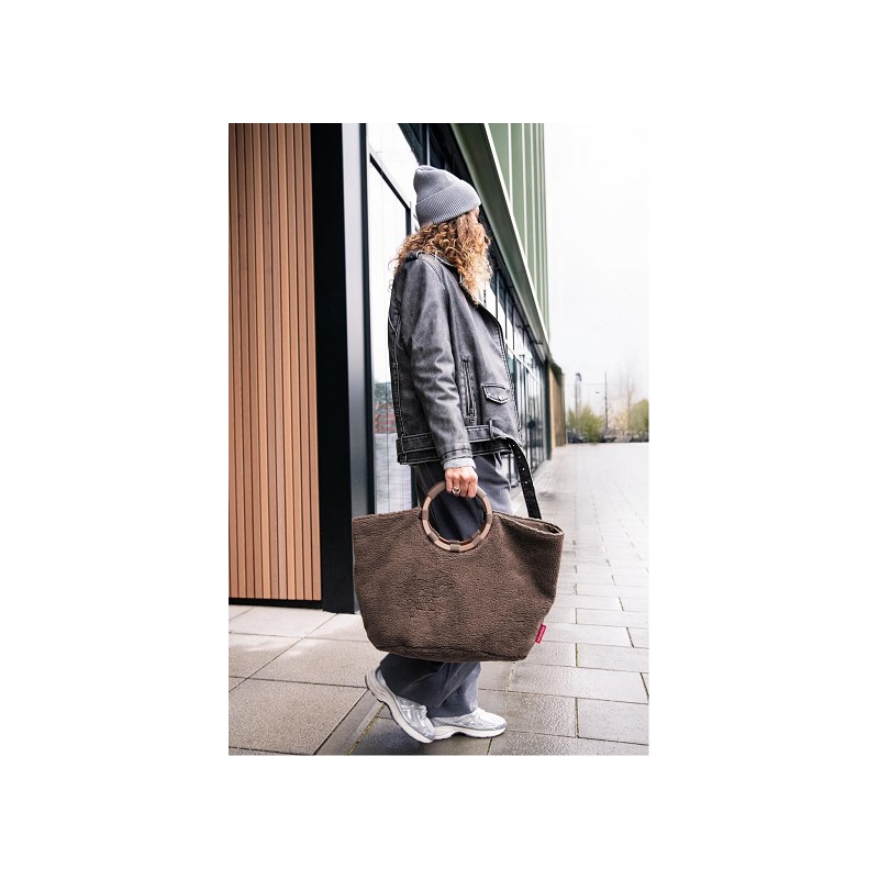 reisenthel loopbag hobo teddy chocolate