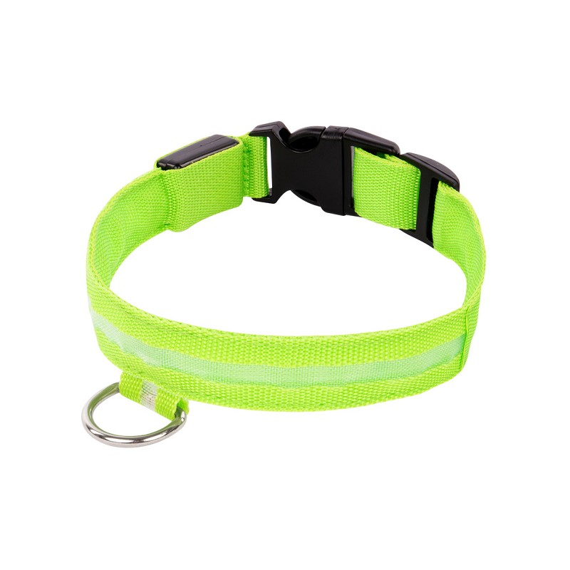 TREUEHELDEN LED-Halsband grün